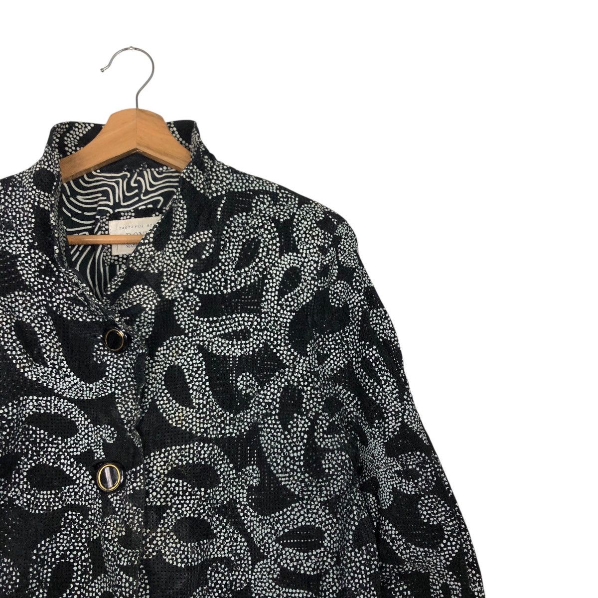 Japanese Brand 📌Vintage Button Leather Jacket Shirt Donna Issey Miyake Size US S / EU 44-46 / 1 - 7 Thumbnail