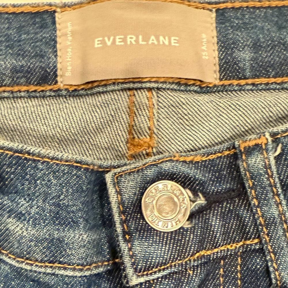 Everlane Everlane Ankle Jeans Size 25 Low Rise Medium Blue Wash Size 25" / US 0 / IT 36 - 5 Thumbnail
