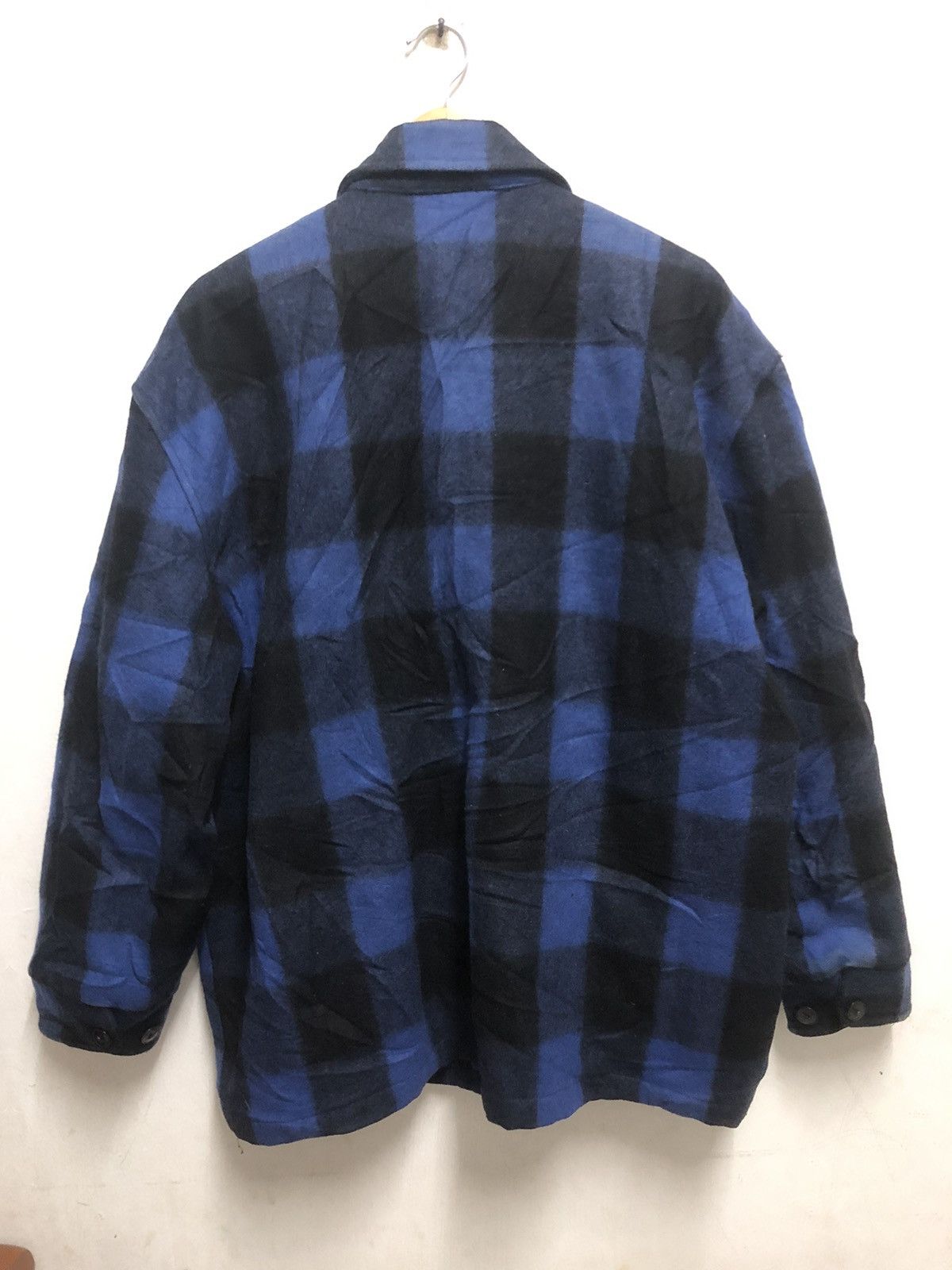 Carhartt Carhatt wool jacket wool BLU check 05055 842 Size US XL / EU 56 / 4 - 2 Thumbnail