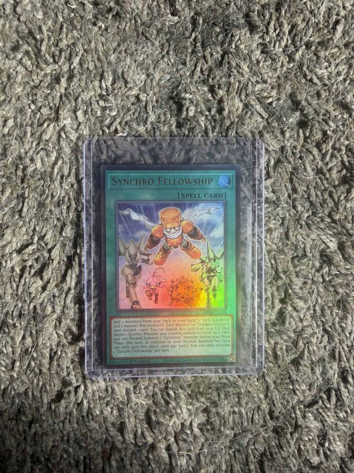 Hypebeast 2020 Konami Yu-Gi-Oh! Synchro Fellowship Card Size ONE SIZE - 1 Thumbnail