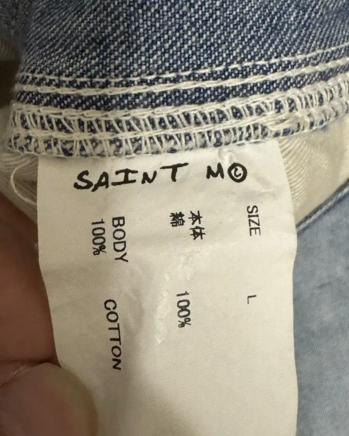 Saint Michael Saint Michael Double Knee Flare Denim Jeans Size US 34 / EU 50 - 5 Thumbnail