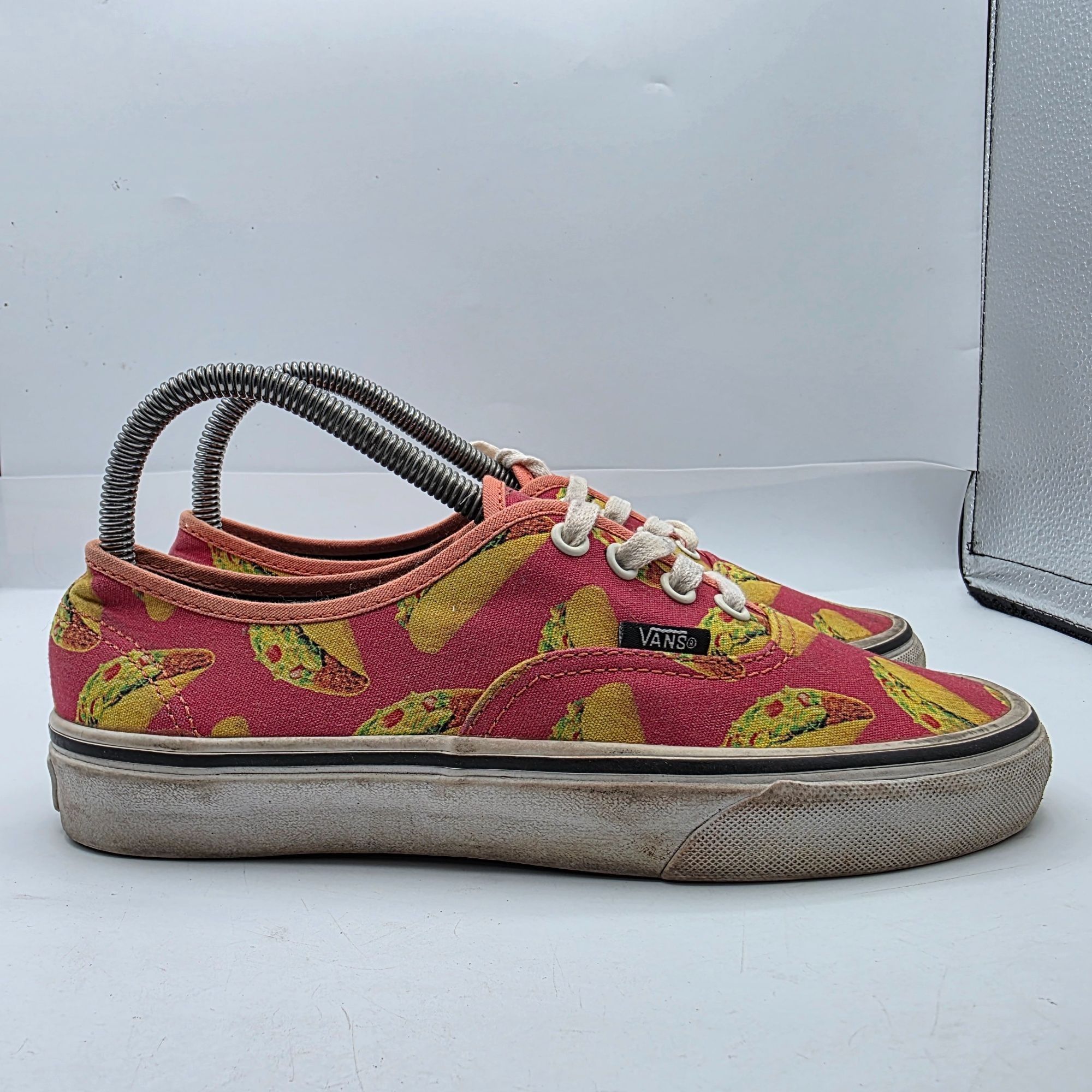 Vans Vans Authentic Late Night Tacos Womens Size 7.5 Red Casual S Size US 7.5 / IT 37.5 - 12 Thumbnail