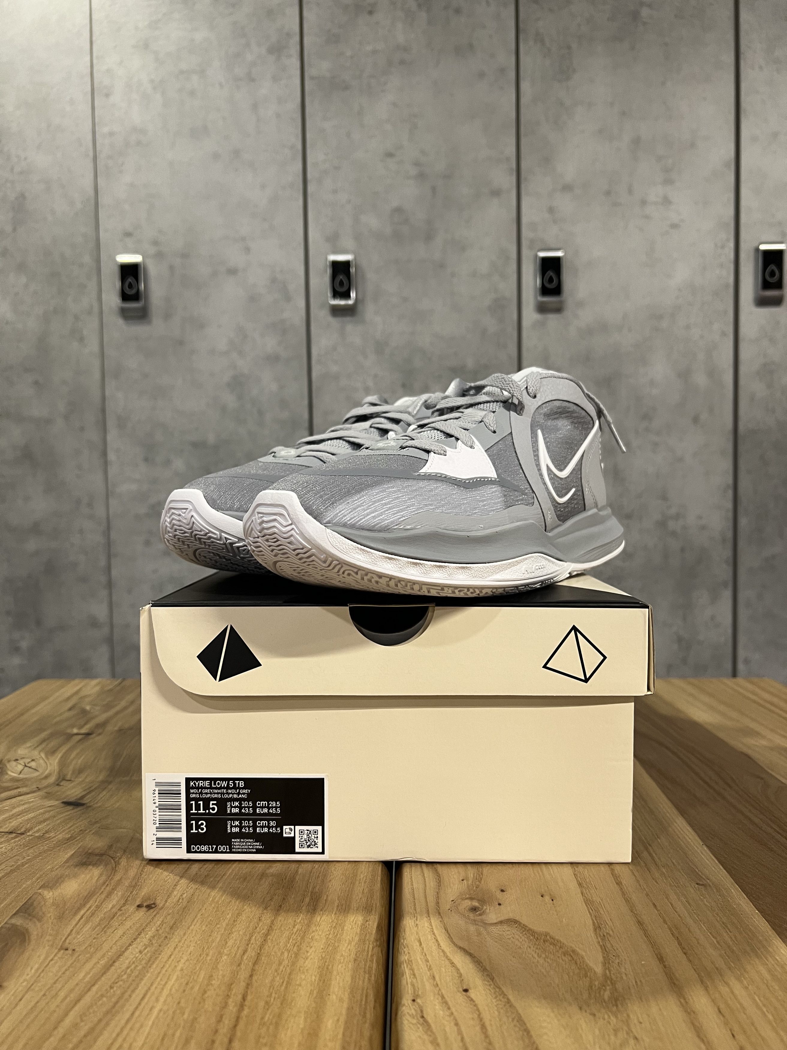 image of Nike Kyrie Low 5 Shoes in Wolf Grey, Men's (Size 11.5)