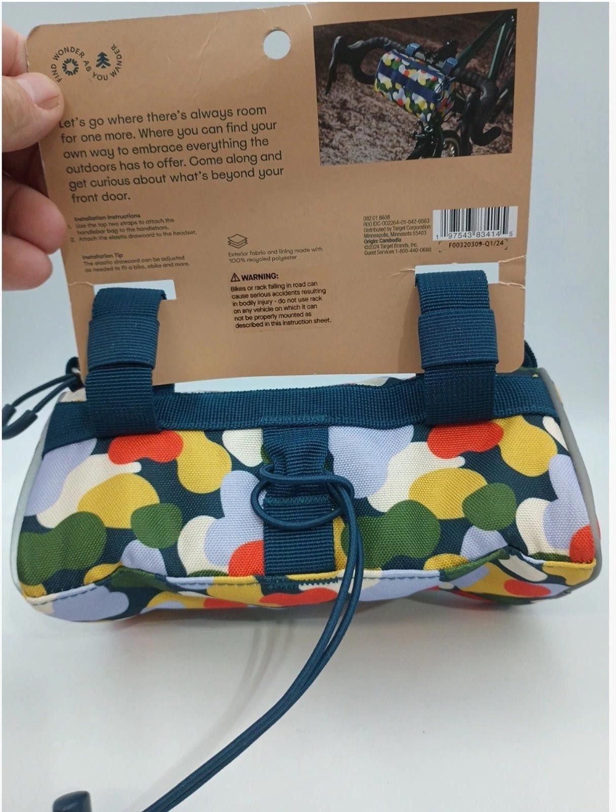 Designer Embark Handlebar Bicycle Bike Carrying Bag Multi Camo Size ONE SIZE - 4 Thumbnail