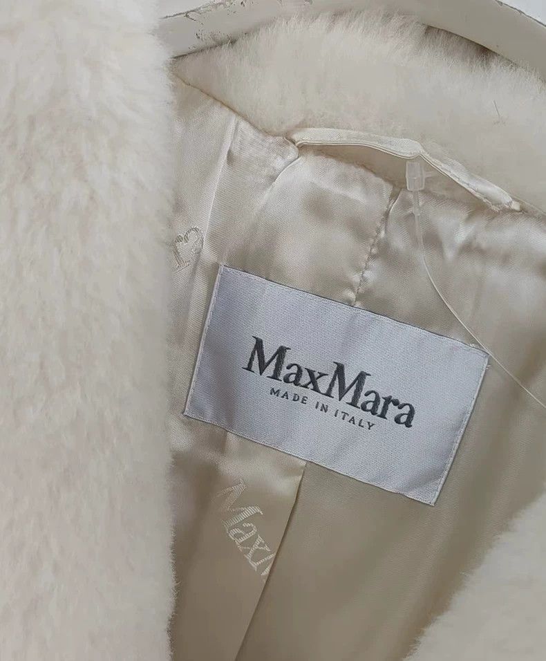 Max Mara Max Mara Solid lapel double-breasted long long-sleeved coa Size M / US 6-8 / IT 42-44 - 4 Thumbnail