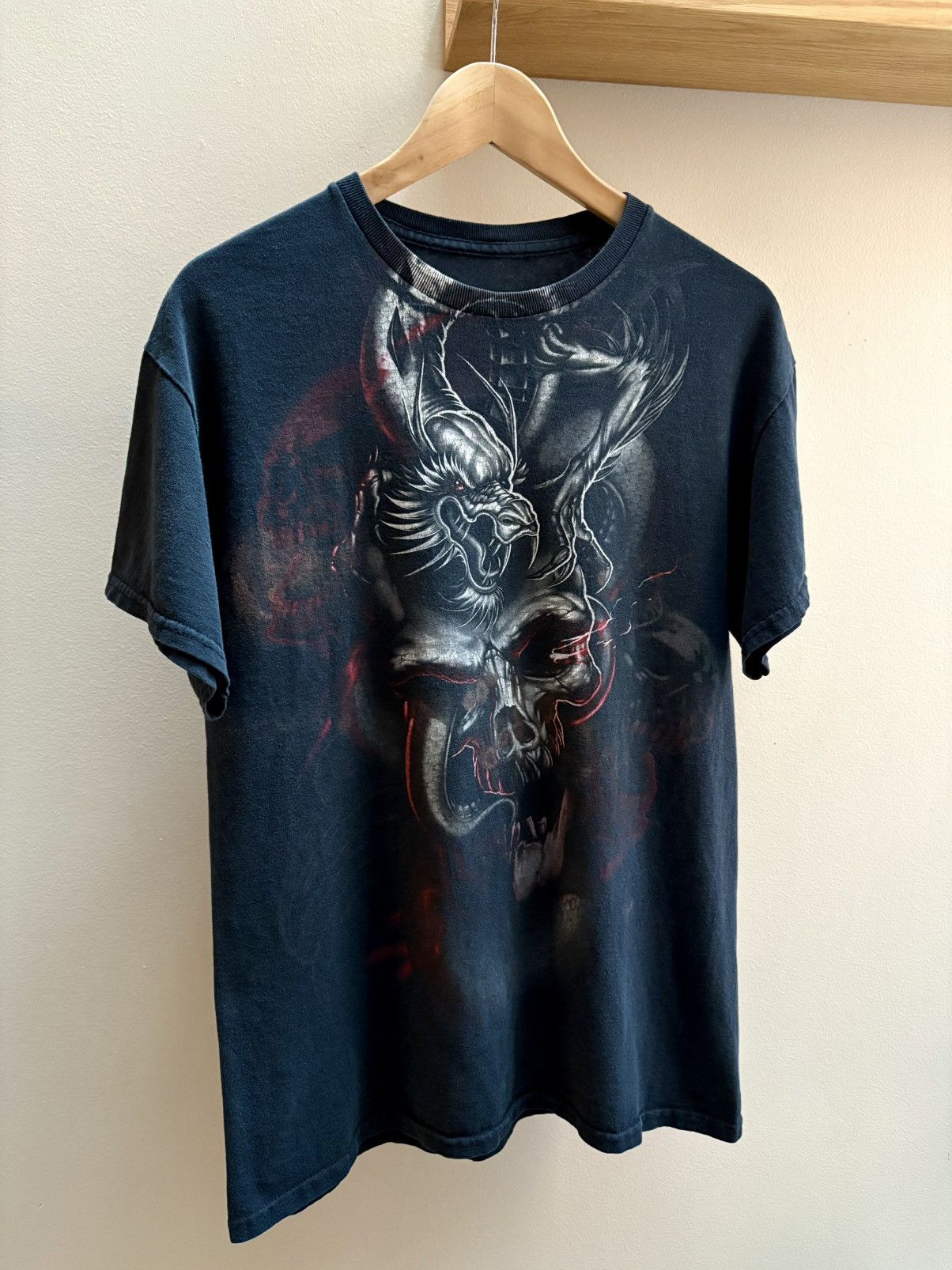 Other Skull & Dragon vintage Y2K all over print T-shirt M Size US M / EU 48-50 / 2 - 1 Thumbnail