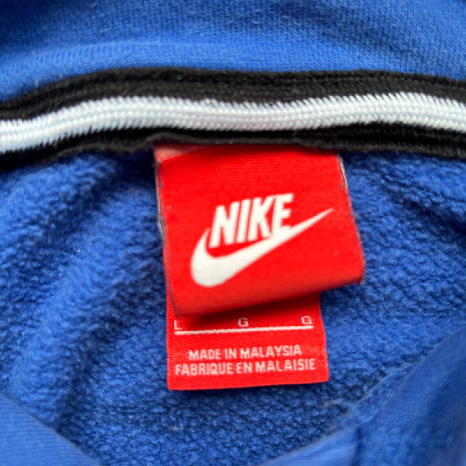 Nike Nike Pullover Hoodie Blue Sweatshirt Mens Size Large (L) Size US L / EU 52-54 / 3 - 3 Thumbnail