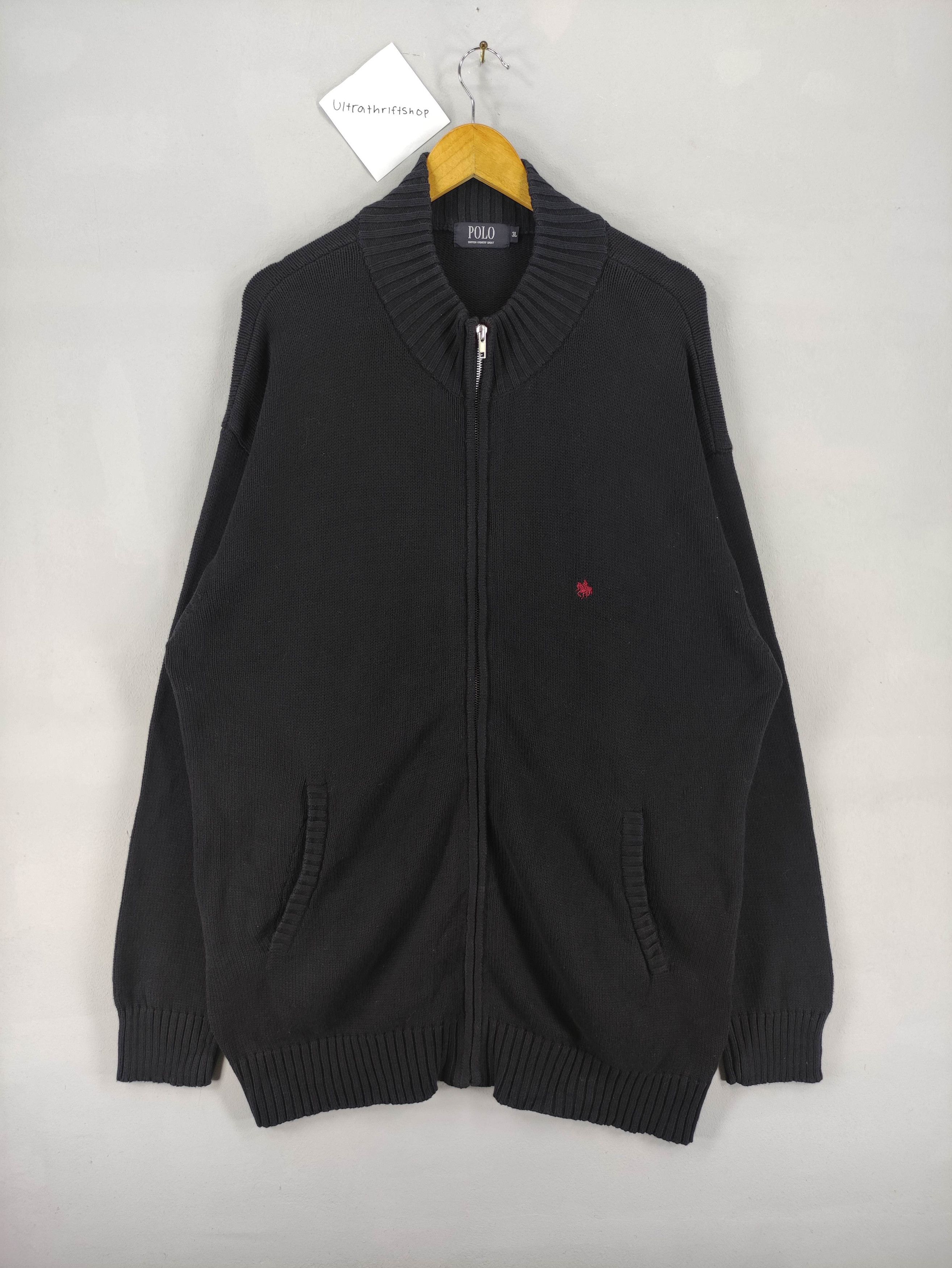 Japanese Brand Vintage Polo British Country Spirit Knit Sweater Zipper Size US XL / EU 56 / 4 - 1 Thumbnail