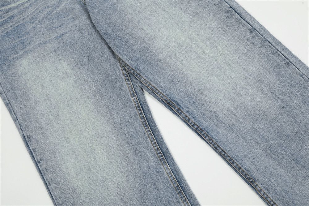 Japanese Brand × Jean Washed distressed loose denim trousers American retro Size US 34 / EU 50 - 7 Thumbnail