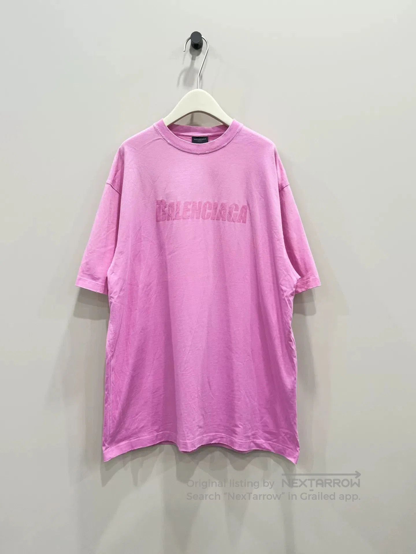 Balenciaga balenciaga pink short sleeve t-shirt xs. Size US XS / EU 42 / 0 - 1 Thumbnail