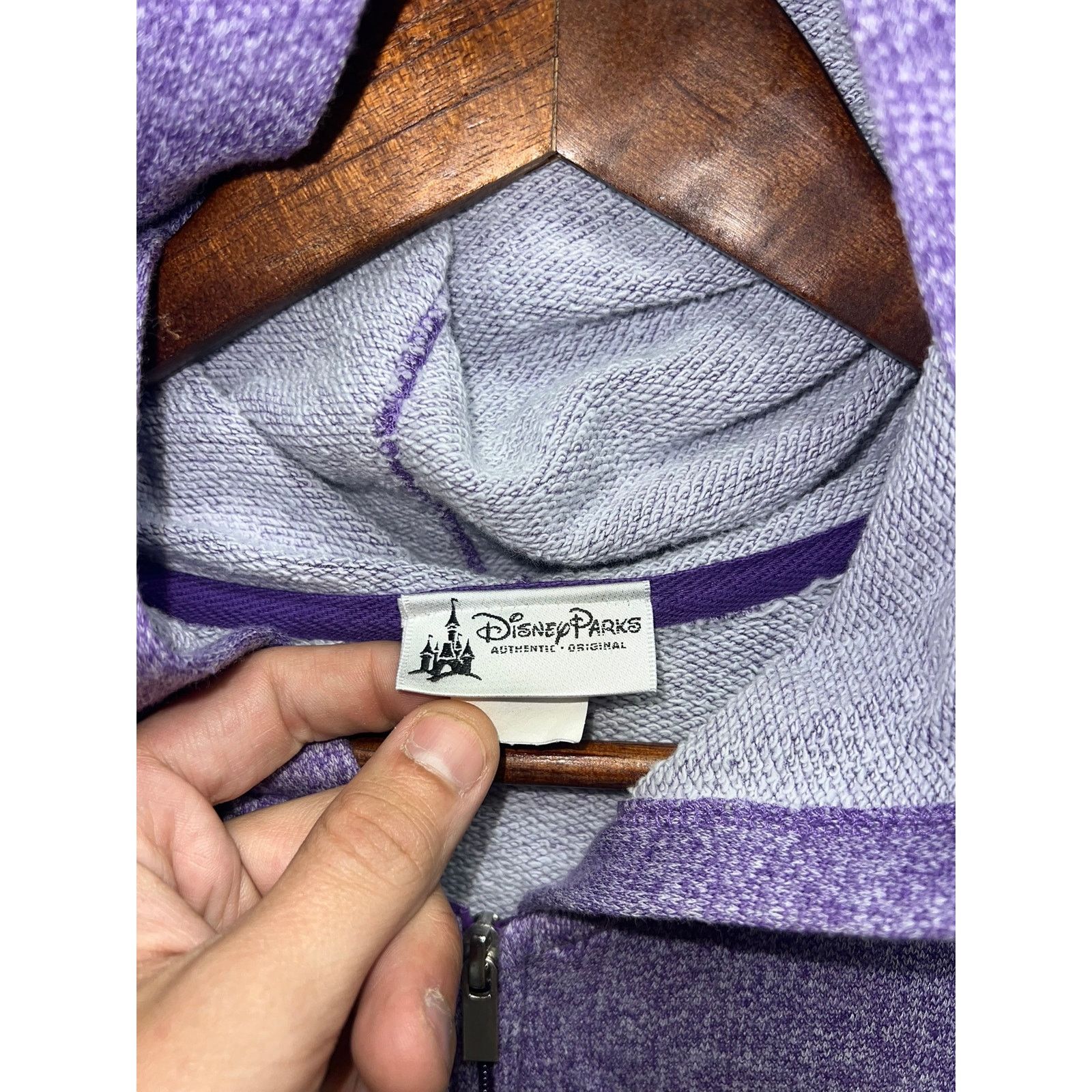 Vintage Womens Disney Parks Halloween Hoodie Zip Up Walt World Large Size L / US 10 / IT 46 - 7 Thumbnail