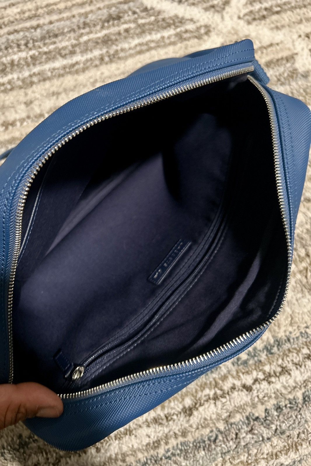 Lacoste Lacoste Men's NH2004MS Cross-Body Bag Dark Blue Size ONE SIZE - 3 Thumbnail