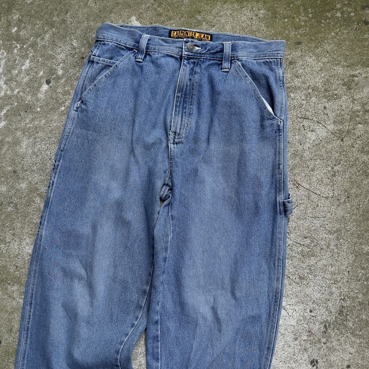 Vintage Vintage Faded Baggy Light Wash Skater Jeans ERD Grunge Size US 32 / EU 48 - 3 Thumbnail