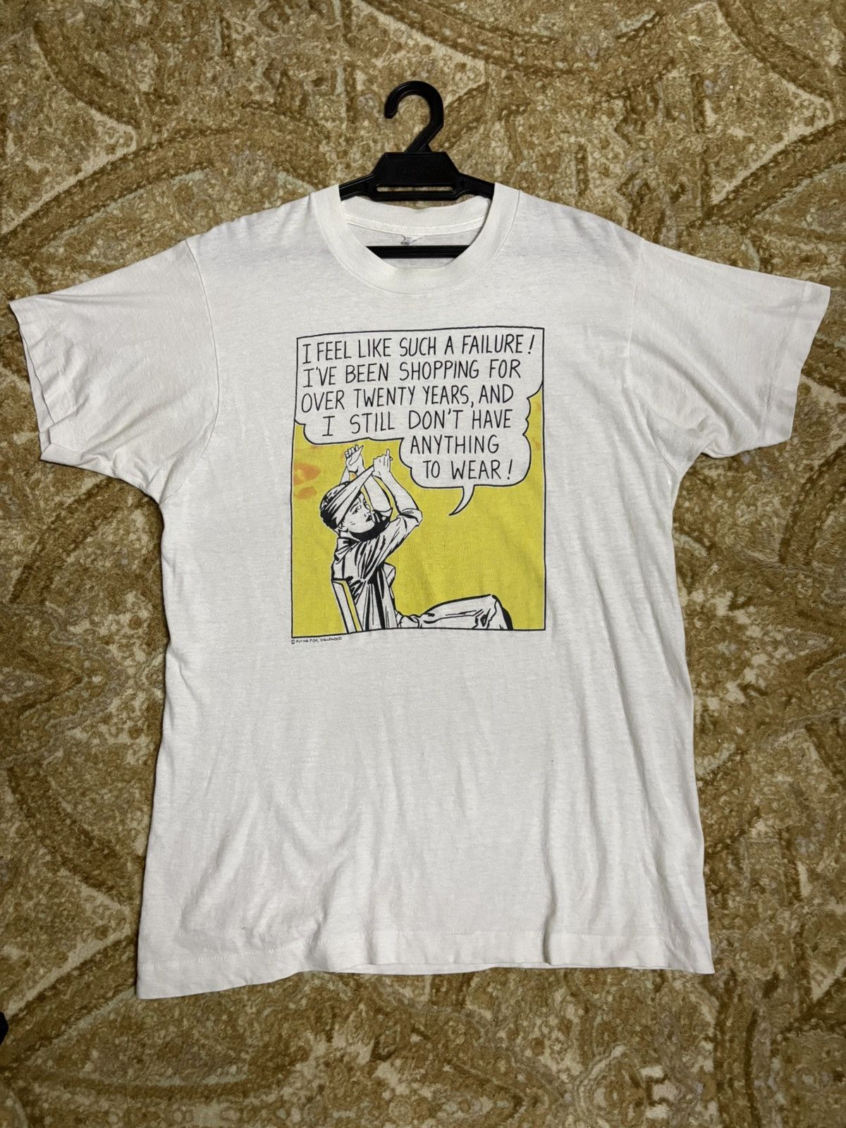 Vintage Vintage 80s Roy Lichtenstein Pop Art Women PosterT Shirt Size US L / EU 52-54 / 3 - 1 Thumbnail