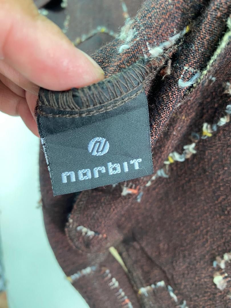 Japanese Brand × Norbit Vtg 90s NORBIT japan shasiko stitch art button up shirts Size US M / EU 48-50 / 2 - 6 Thumbnail