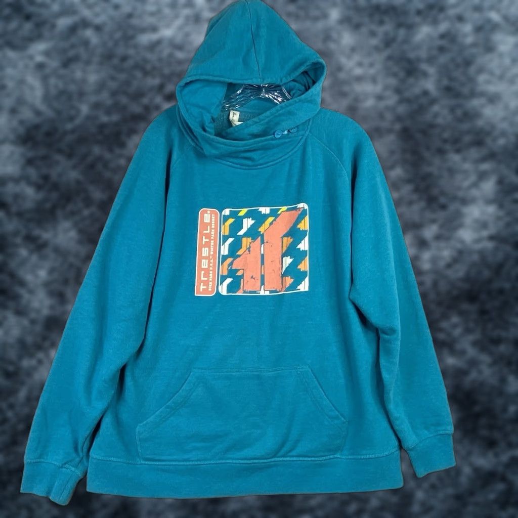 Vintage Ouray Hoodie Womens XL Blue Pullover Hoodie Winter Park Resort Sweatshirt Travel & Places Logo Mens Womens Size XL / US 12-14 / IT 48-50 - 1 Thumbnail