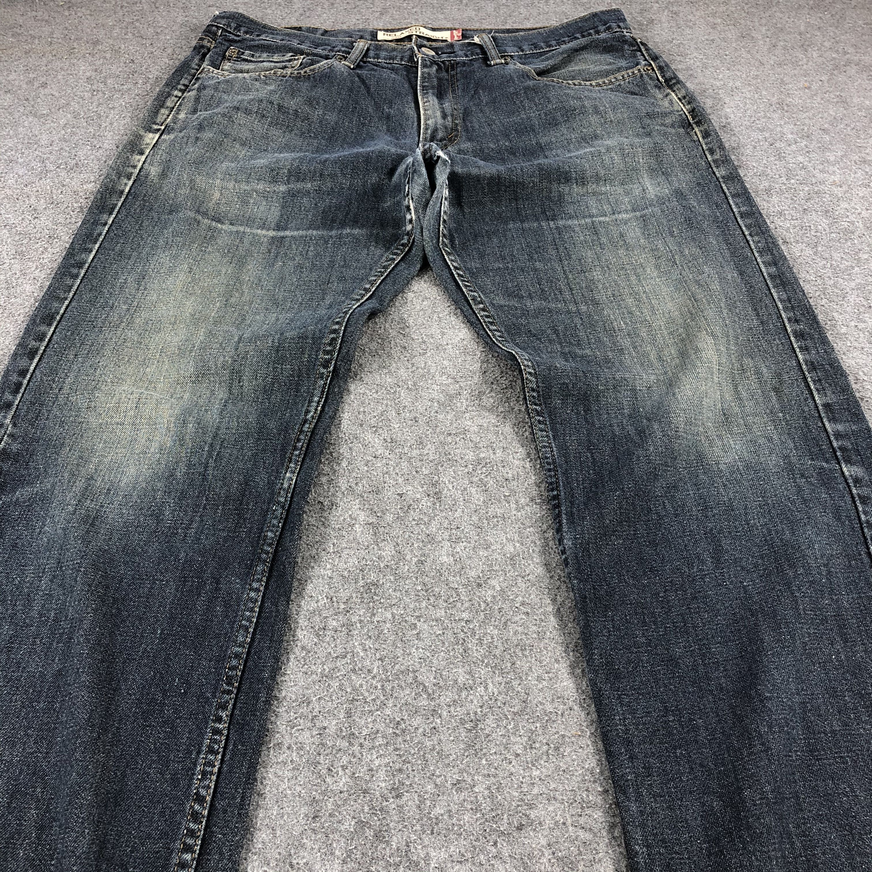 Levi's Vintage Blue Wash Levis 559 Jeans-J917 Size US 36 / EU 52 - 3 Thumbnail