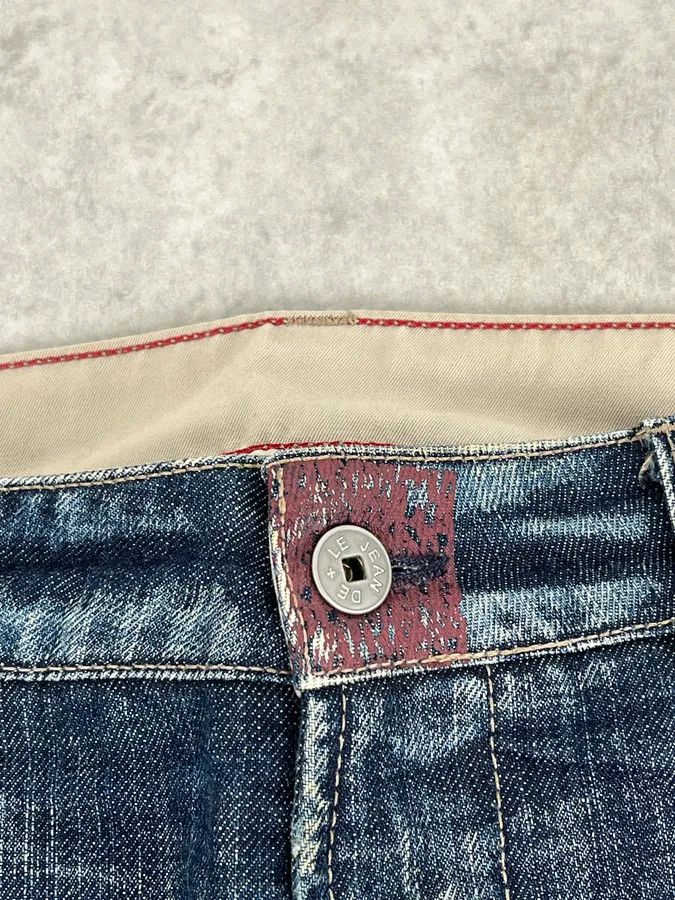 Marithe + Francois Girbaud 2000s Marithé + François Girbaud Blue Large Denim Jeans Size US 37 - 9 Thumbnail
