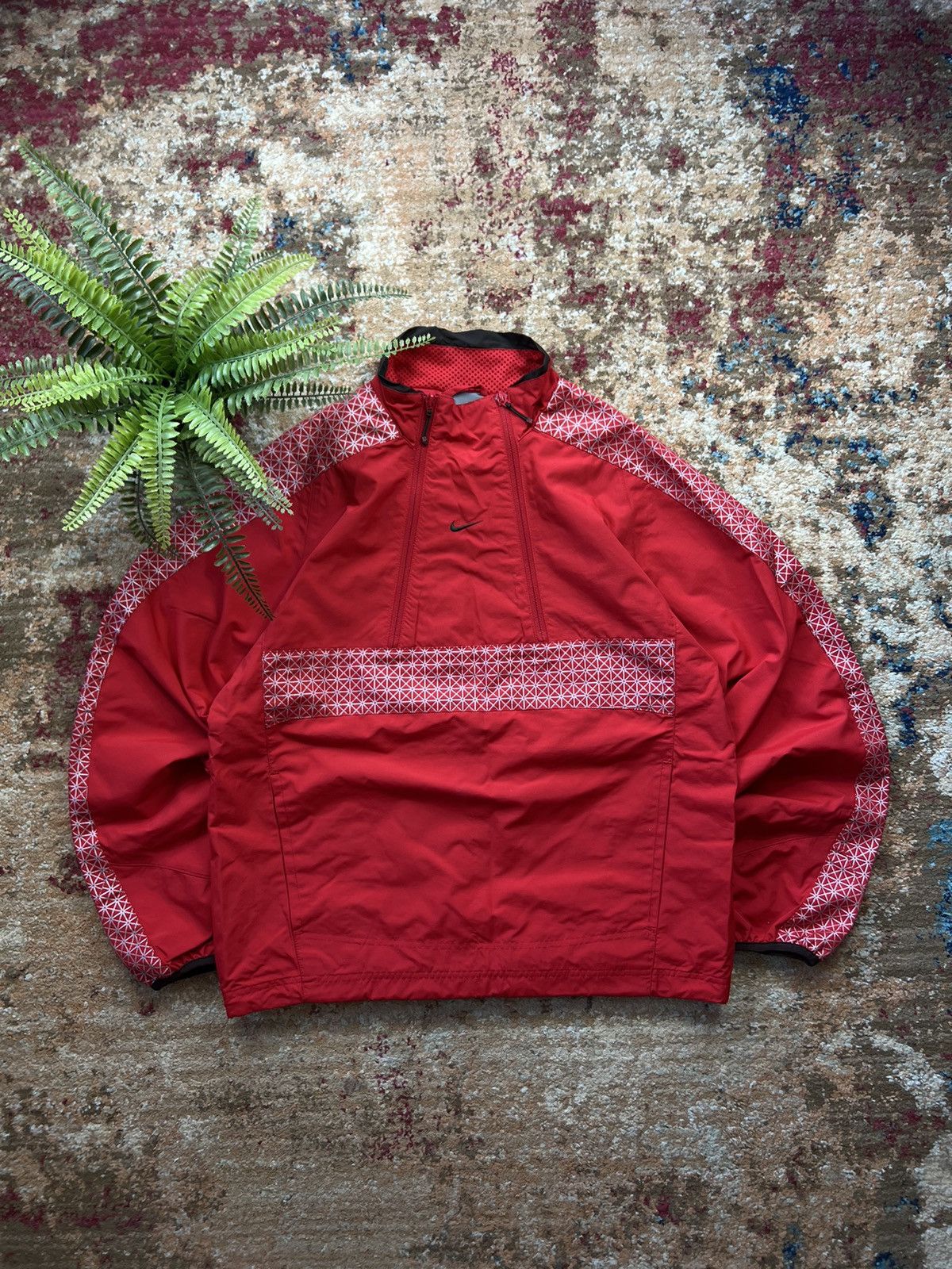 Nike × Vintage 🍒 NIKE RETRO TRACK JACKET ANORAK CENTRAL SWOOSH LOGO Y2K Size US M / EU 48-50 / 2 - 1 Thumbnail
