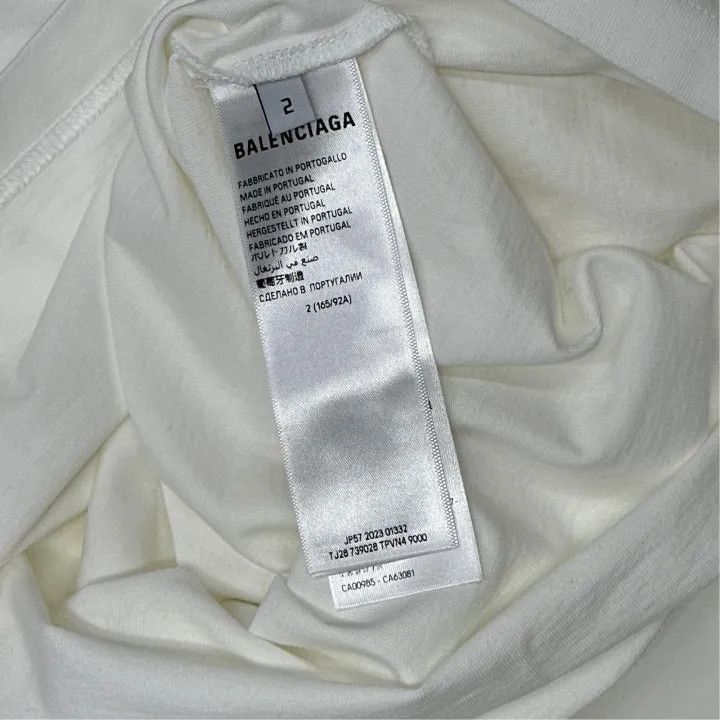 Balenciaga Balenciaga Balenciaga Logo Print Short Sleeve TShirt -2507 Size US M / EU 48-50 / 2 - 3 Thumbnail