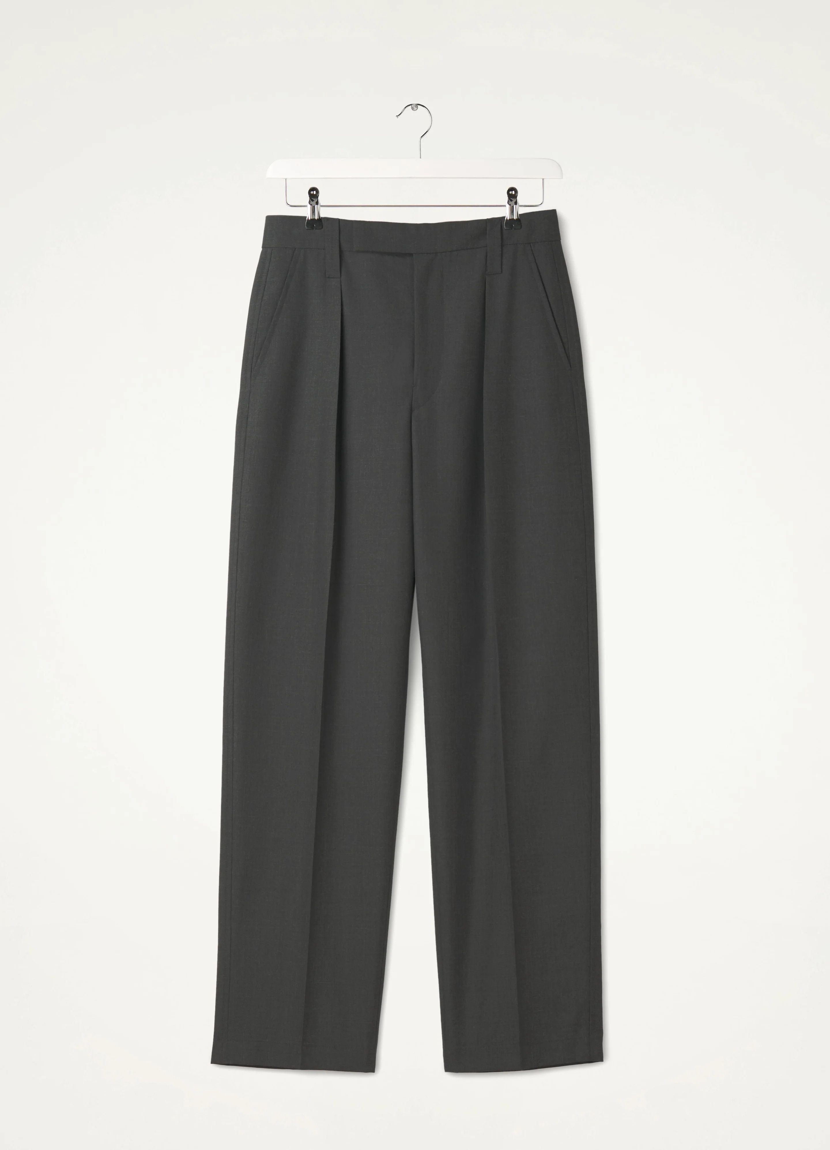 Lemaire LEMAIRE one pleat pants CAVIAR (46) Size US 30 / EU 46 - 4 Thumbnail