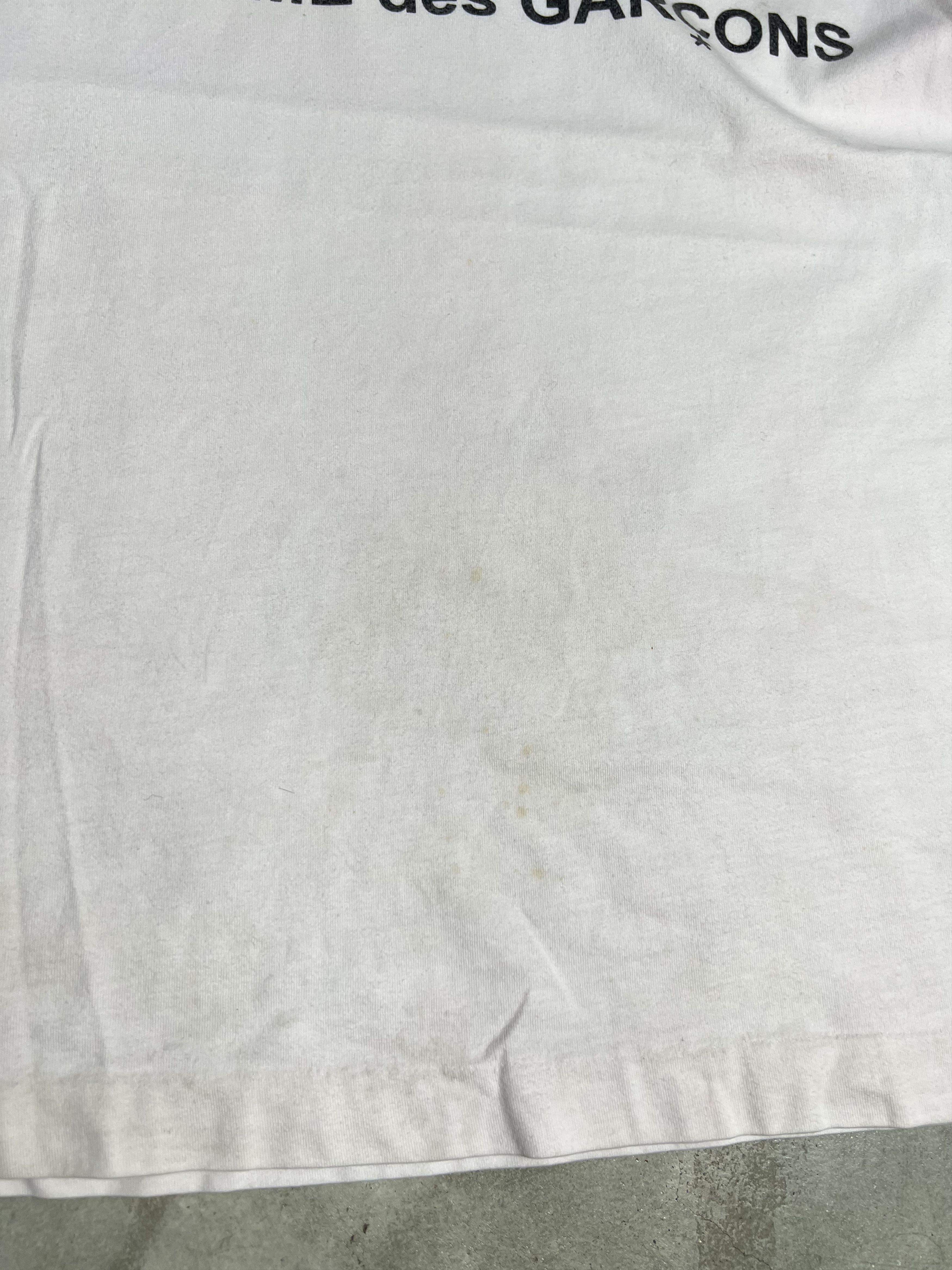 Comme des Garcons × Comme des Garcons PLAY × Japanese Brand Vintage PLAY COMME des GARÇONS Box Logo Tee (L) GTMPT282 Size US L / EU 52-54 / 3 - 8 Thumbnail