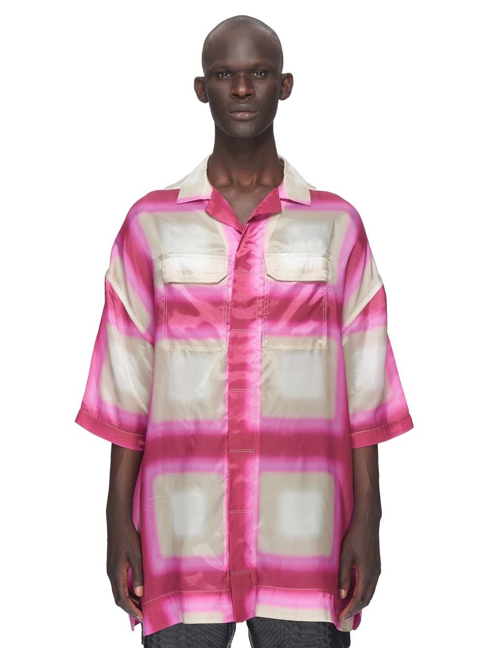 Rick Owens o1y0325 Patterned Shirt in Multicolor Size US S / EU 44-46 / 1 - 1 Thumbnail