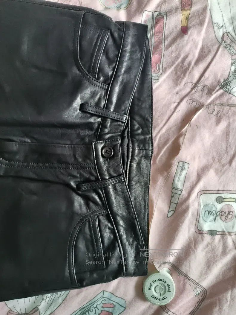 Ann Demeulemeester Ann Demeulemeester Size M leather pants Size US 38 / EU 54 - 9 Thumbnail
