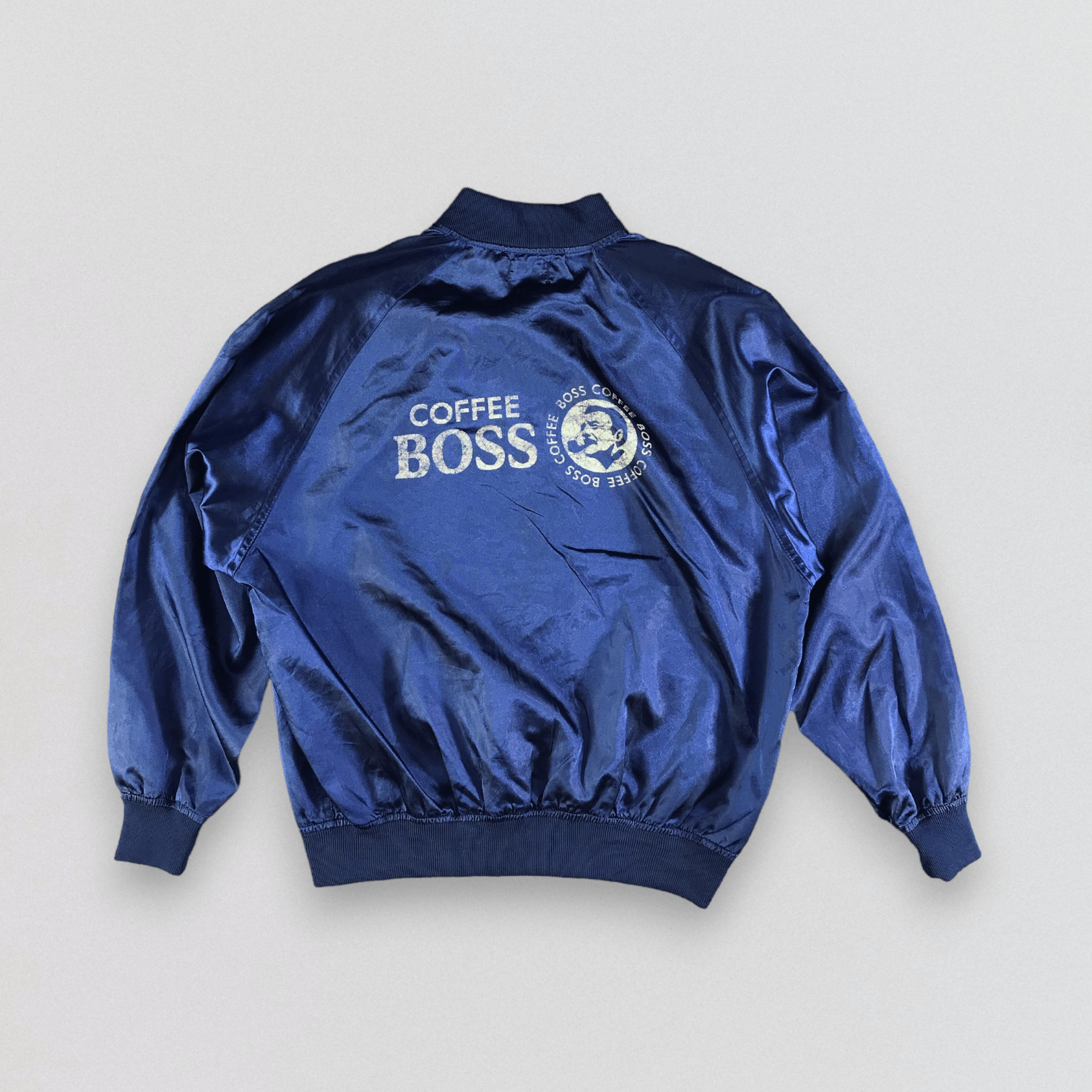 Japanese Brand × Vintage Suntory Coffee Boss Satin Varsity Jacket Size US M / EU 48-50 / 2 - 3 Thumbnail