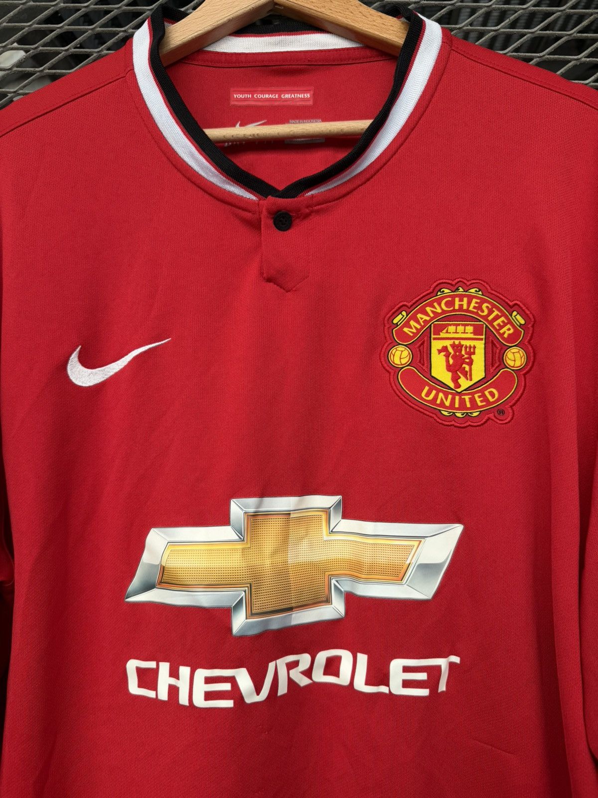 Nike Nike Manchester United Marcos Rojo 2014/2015 Soccer Jersey Size US XL / EU 56 / 4 - 3 Thumbnail