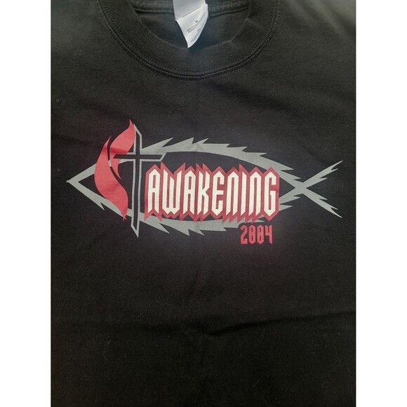 Christian Roth × Vintage Vintage Y2k Jesus T-Shirt Awakening Christ Christianity Size US M / EU 48-50 / 2 - 4 Thumbnail