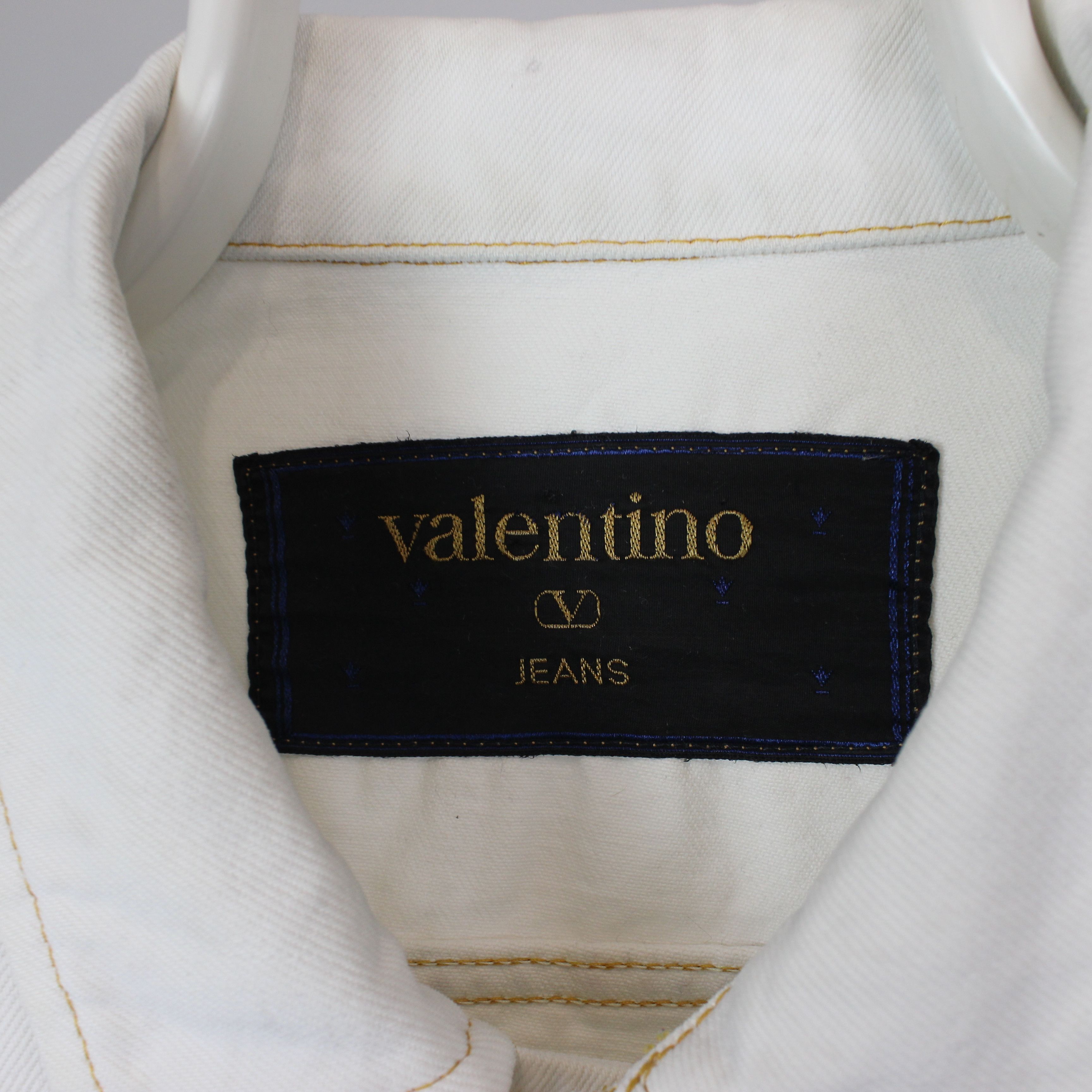 Valentino Valentino denim jacket vintage white heavy L XL Size US L / EU 52-54 / 3 - 13 Thumbnail