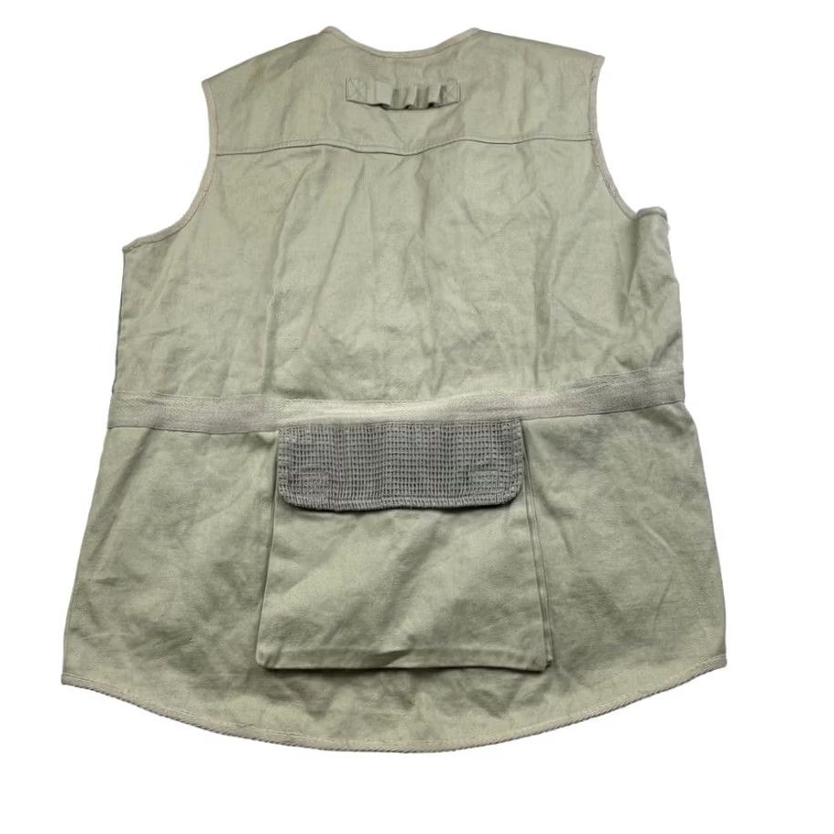 Bugle Boy VINTAGE Bugle Boy Men's Photography Vest Shirt M Khaki Green Full Zip Pockets Size US M / EU 48-50 / 2 - 3 Thumbnail
