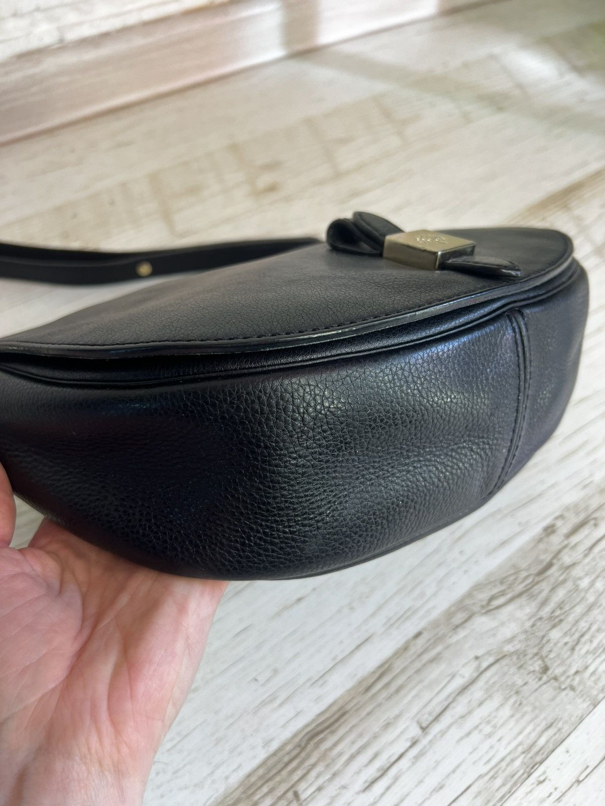 Mulberry Mulberry Tessie Black Leather Crossbody Bag Size ONE SIZE - 6 Thumbnail