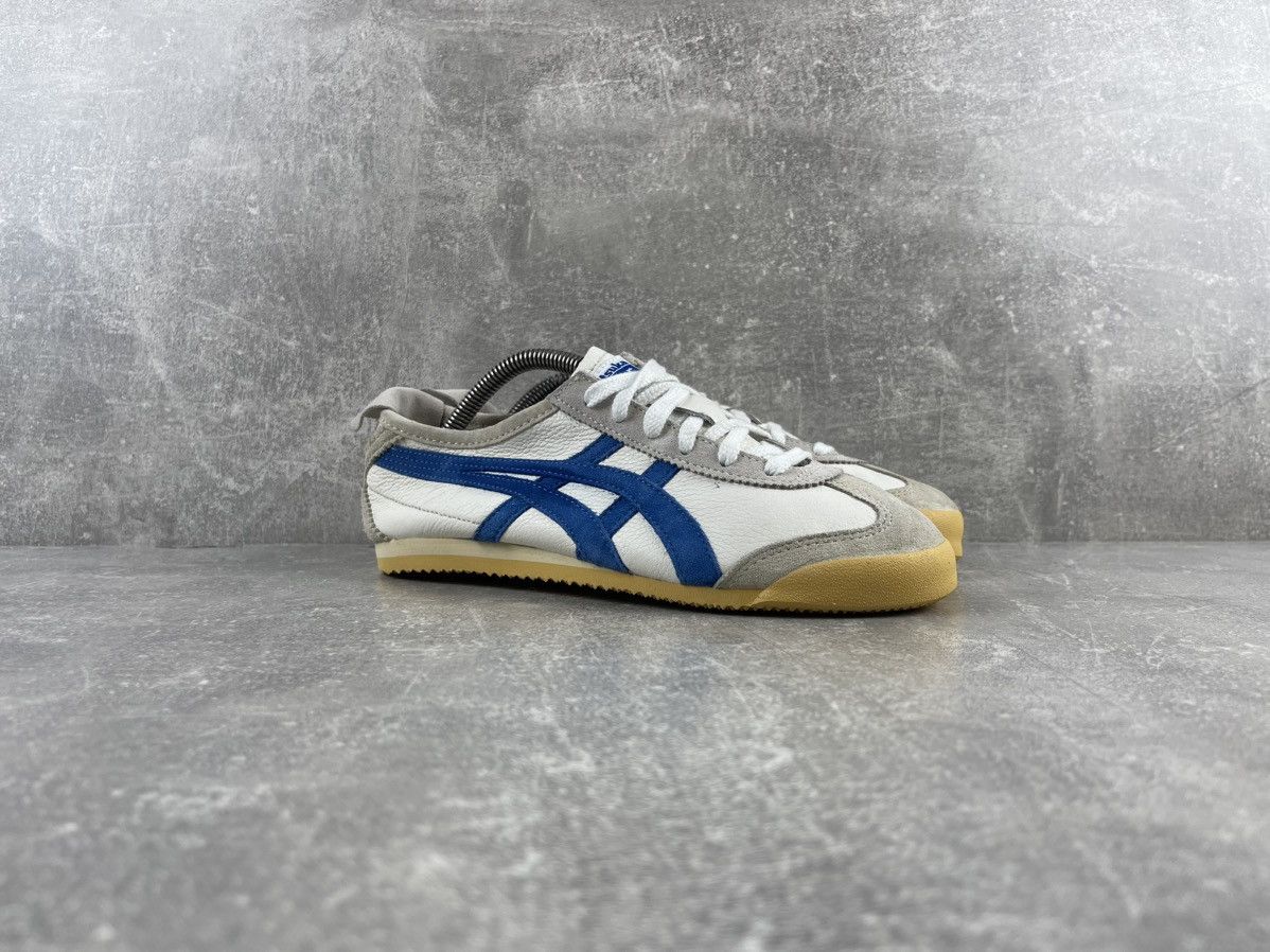 Onitsuka Tiger × Vintage Vintage Onitsuka Tiger Mexico 66 Le Vin Leather Sneakers Size US 8 / IT 38 - 2 Thumbnail