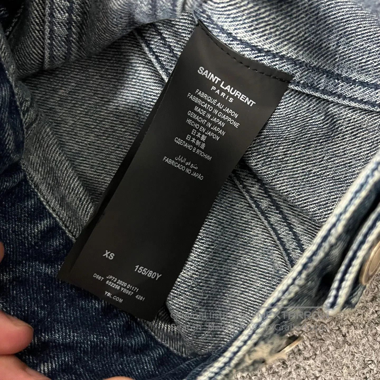 Saint Laurent Paris Saint Laurent SLP Denim Vest XS. Size XS / US 0-2 / IT 36-38 - 5 Thumbnail