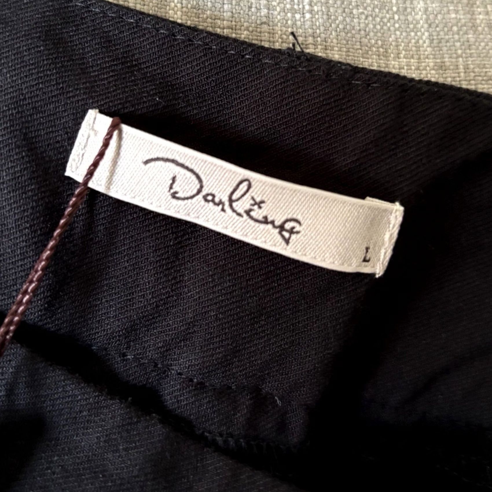 Vintage Darling Keira Crop Trousers Women’s Black Lightweight BNWT L Regular VPN? Size 36" / US 14 / IT 50 - 7 Thumbnail