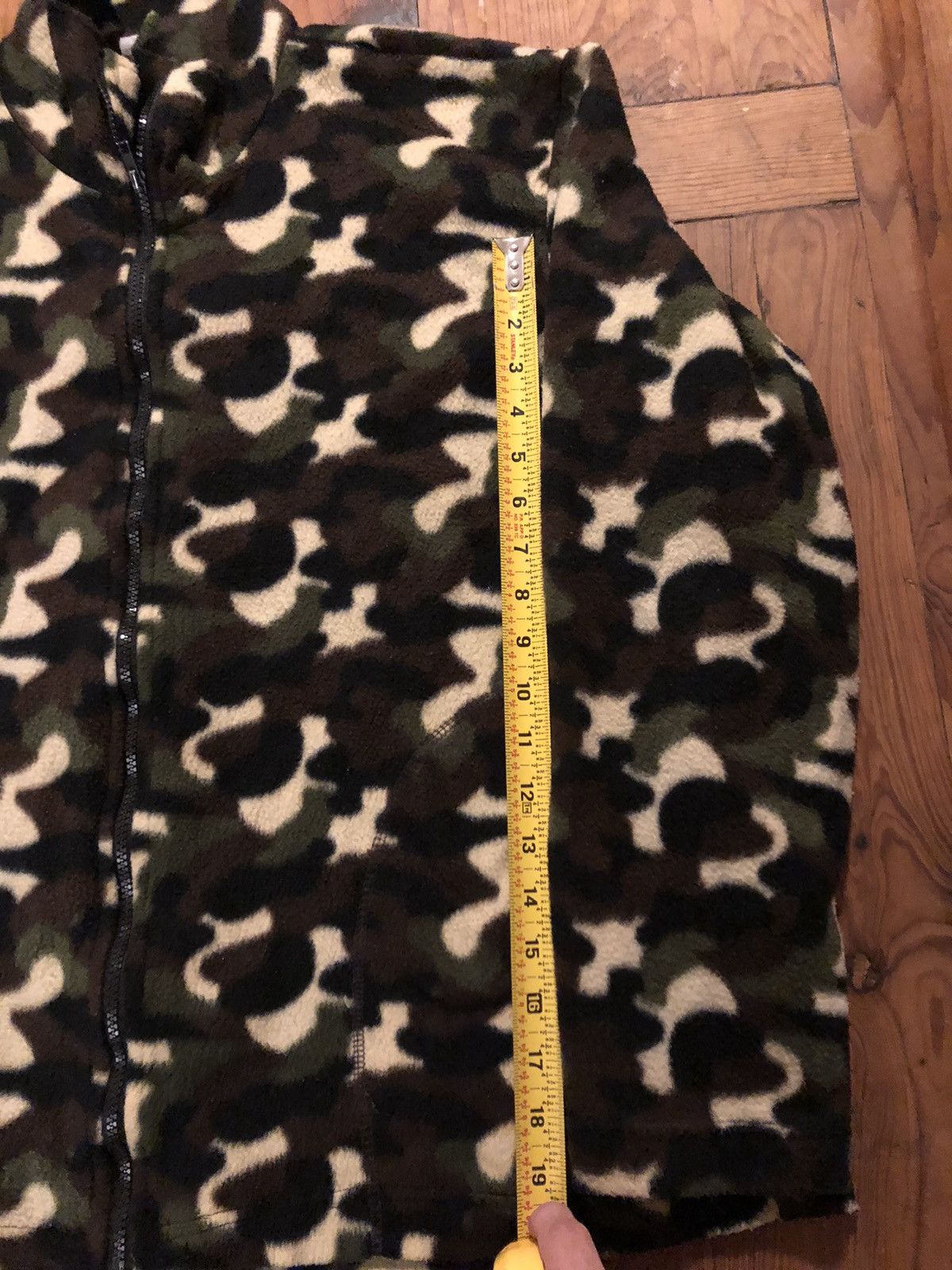 Other × Vintage Vintage Camo Fleece Zip Up Fleece S/M Size US M / EU 48-50 / 2 - 8 Thumbnail