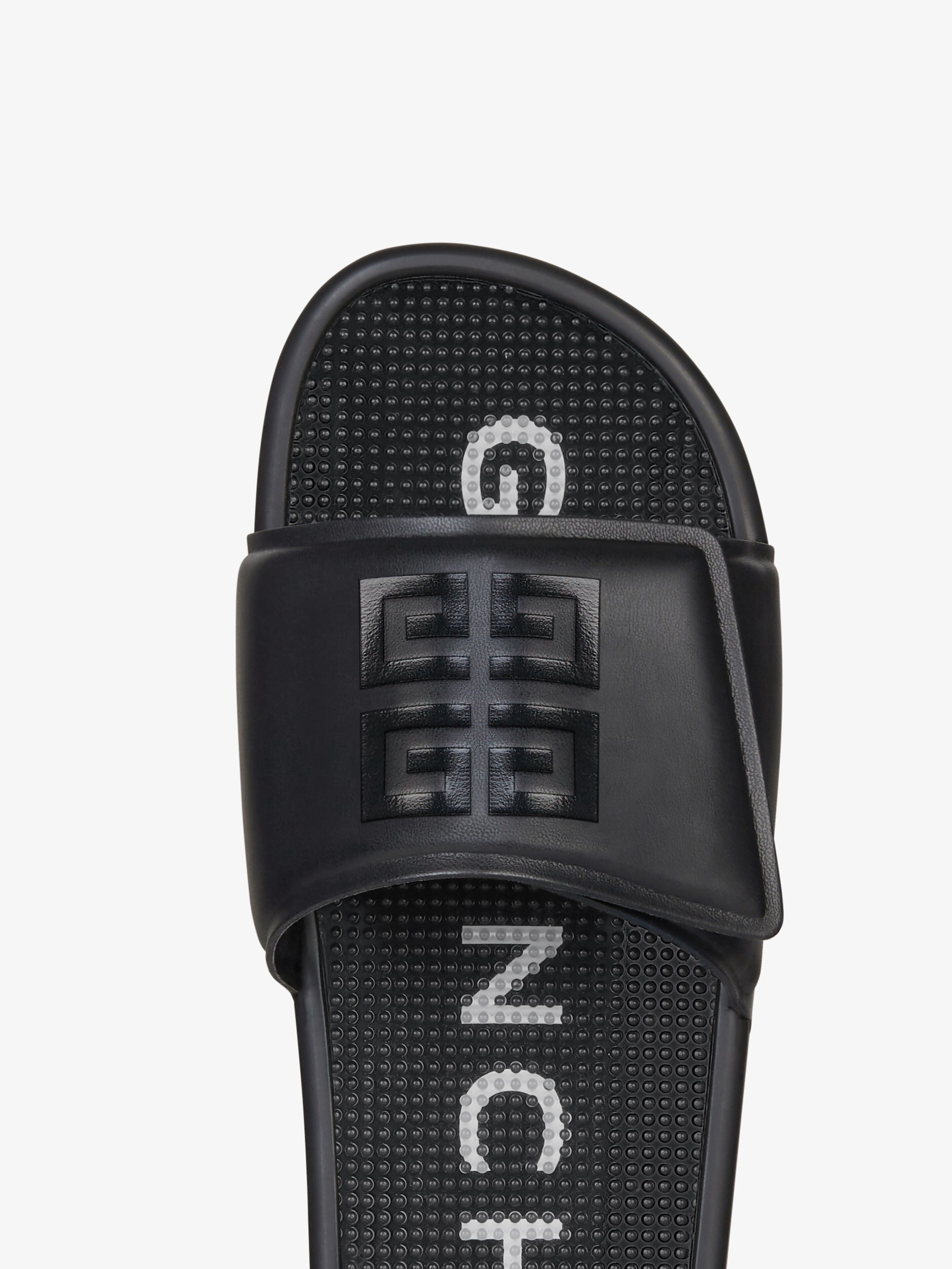 Givenchy o1w1db10325 Slide Scratch Flat Sandals in Black Size US 8 / EU 41 - 5 Thumbnail
