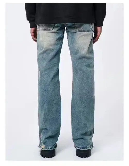VIBE Ankle Zip Flared Panel Denim Jeans Size US 32 / EU 48 - 8 Thumbnail