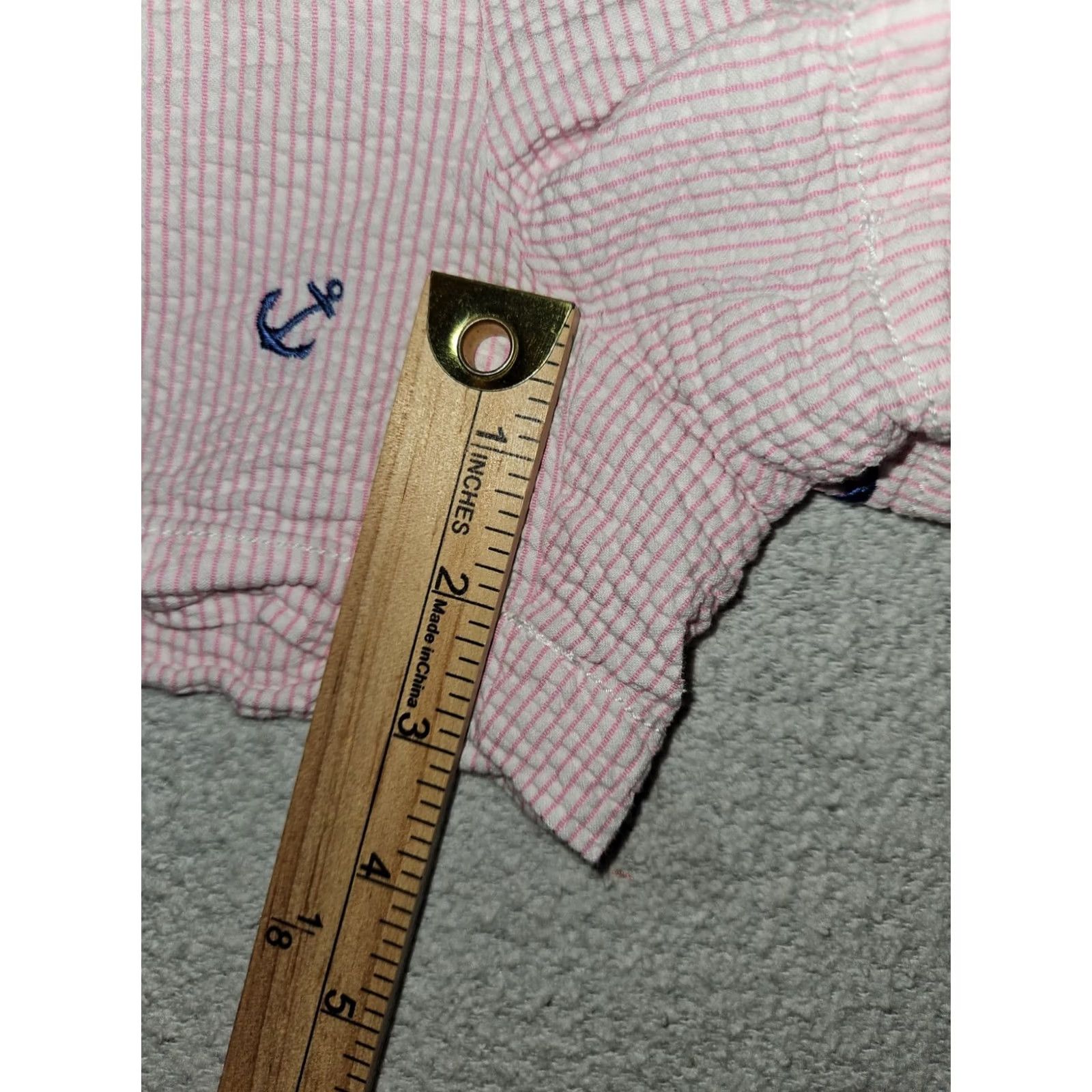 J.Crew J.Crew Chino Shorts Women's 2 City Fit Pink Striped Embroidered Anchors AOP Shirt? Size 26" / US 2 / IT 38 - 5 Thumbnail