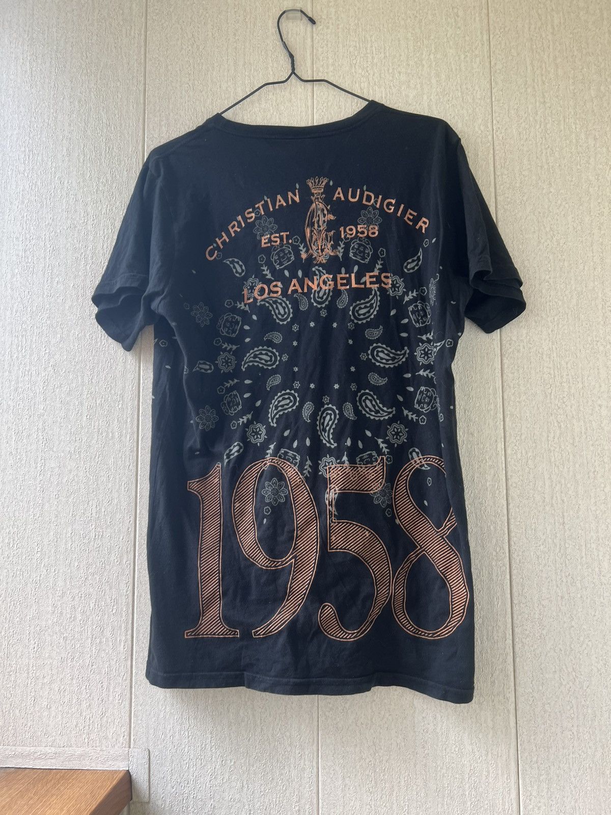 Christian Audigier Christian Audiger vintage drip tshirt Size US XL / EU 56 / 4 - 3 Thumbnail