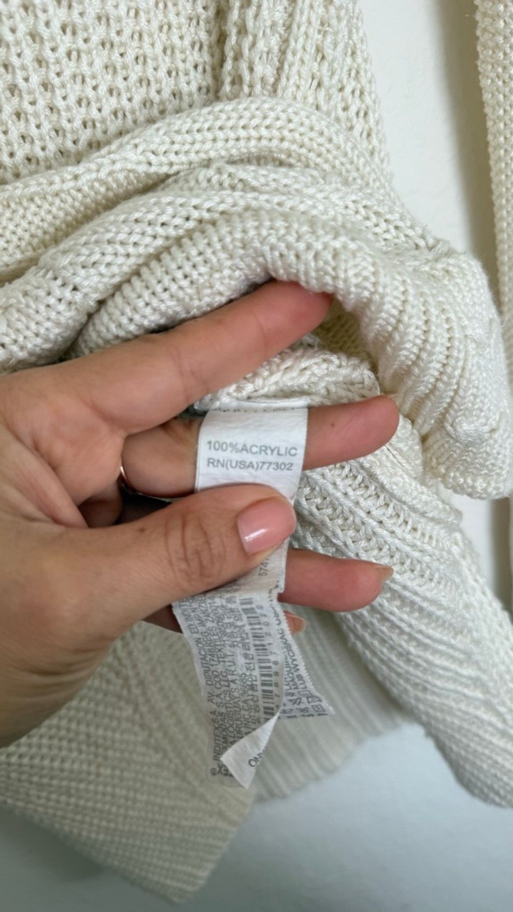 Zara ZARA Knit Sweater – Size S, Cream/ Beige, Retail Price $98 Size S / US 4 / IT 40 - 5 Thumbnail
