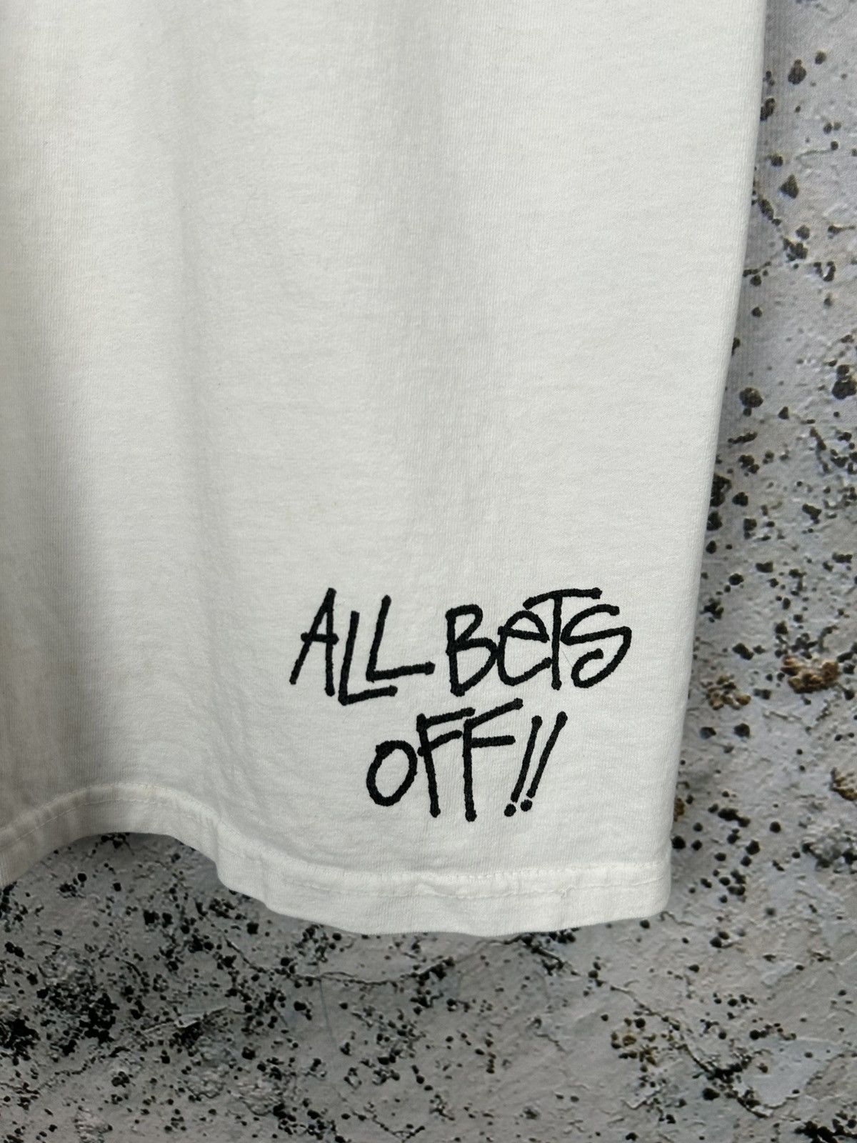 Stussy Vintage Stussy All Bets Off Tee Streetwear 90s Skate Rap Size US M / EU 48-50 / 2 - 5 Thumbnail