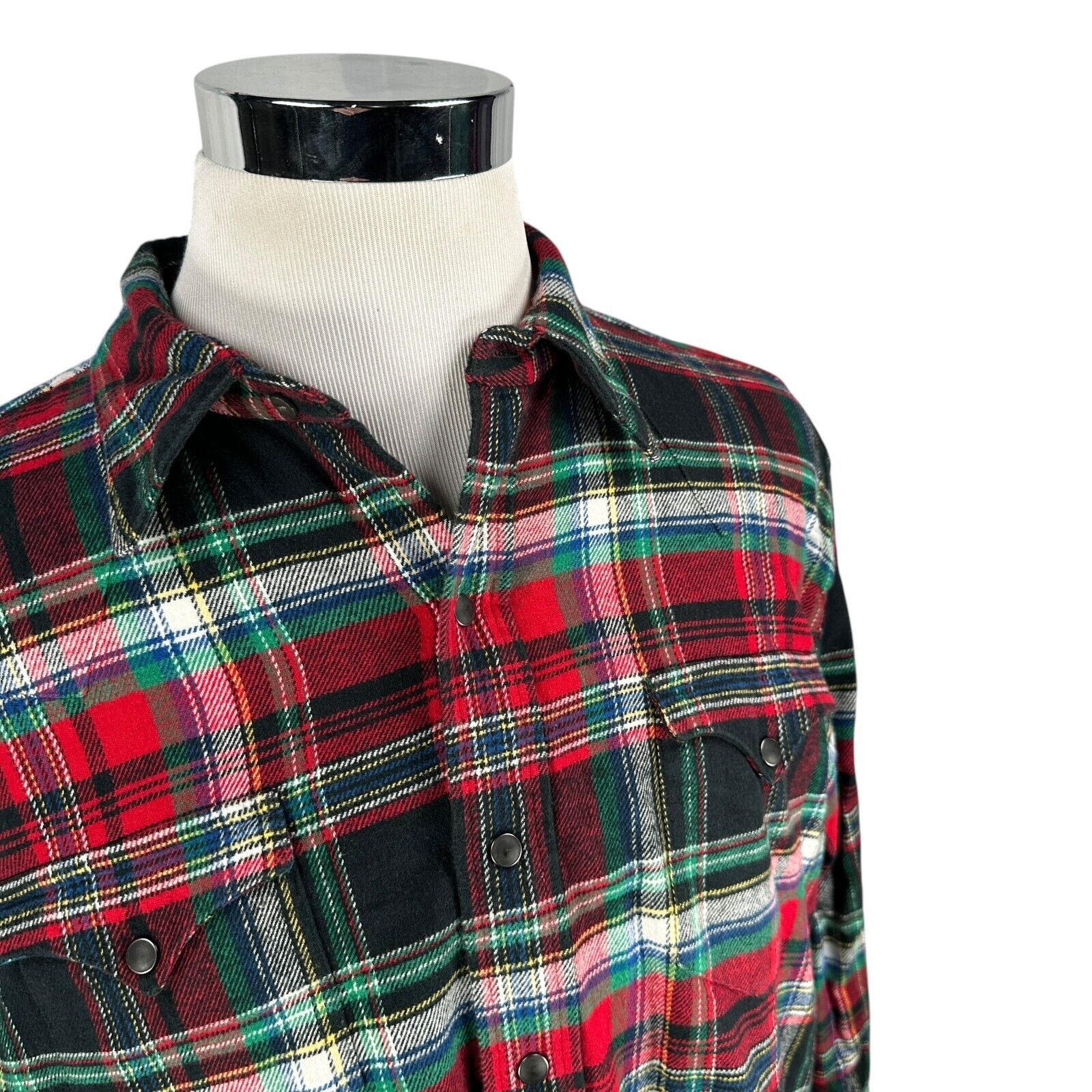 Polo Ralph Lauren Polo Ralph Lauren Western Flannel Shirt Mens XXL Red Plaid Size US XXL / EU 58 / 5 - 2 Thumbnail
