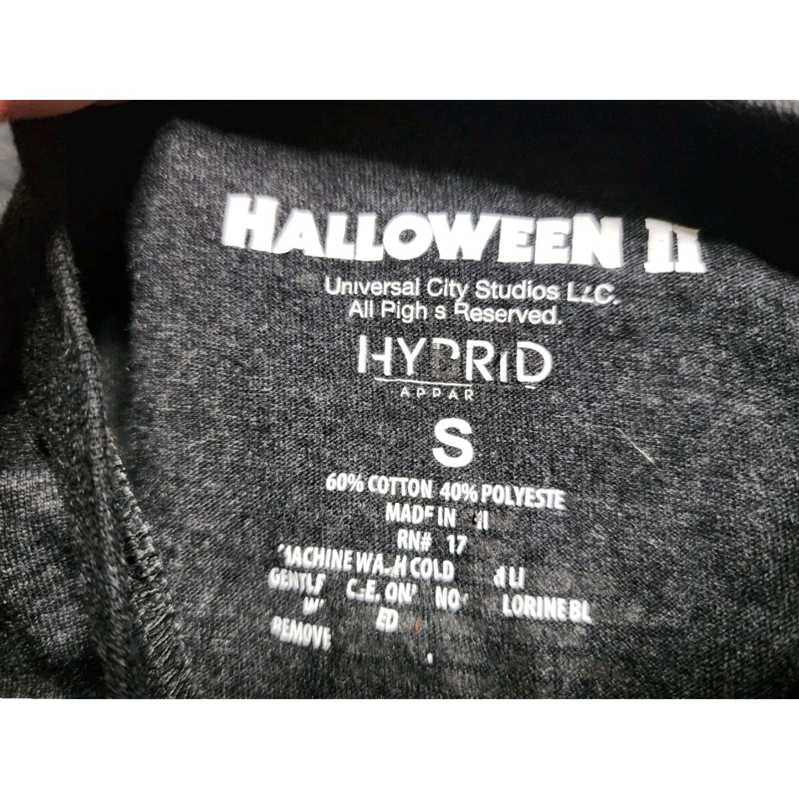Vintage Mens S Halloween II The Many Moods Of Michael Myers Funny T Shirt Size US S / EU 44-46 / 1 - 4 Thumbnail