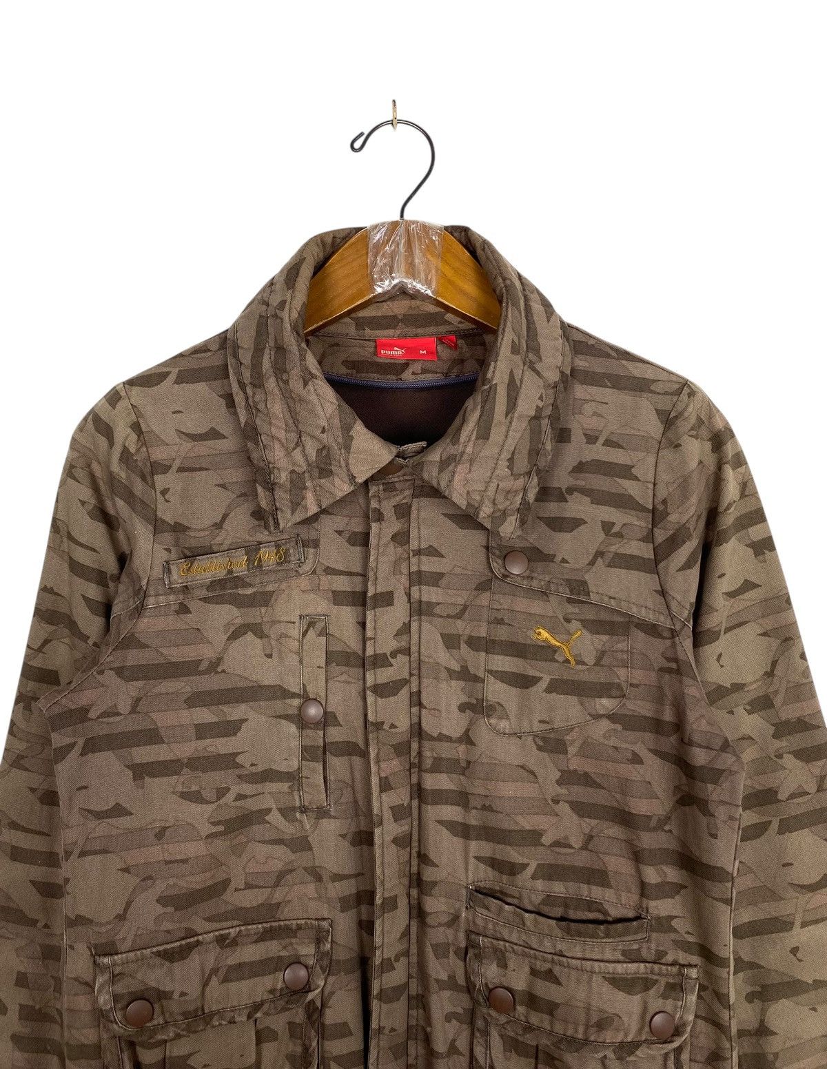 Puma Rare‼️Puma Camouflage Jacket Size XS / US 0-2 / IT 36-38 - 4 Thumbnail