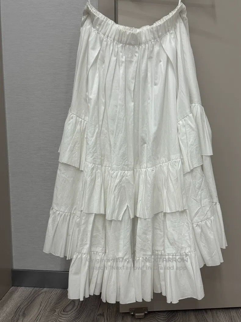 Comme des Garcons Comme Des Garcons size XS White tiered skirt Size 24" / US 00 / IT 34 - 2 Thumbnail