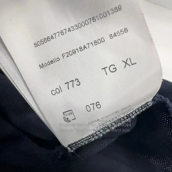 Moncler Moncler Logo Solid Casual Short Sleeve Polo. Size US XL / EU 56 / 4 - 4 Thumbnail