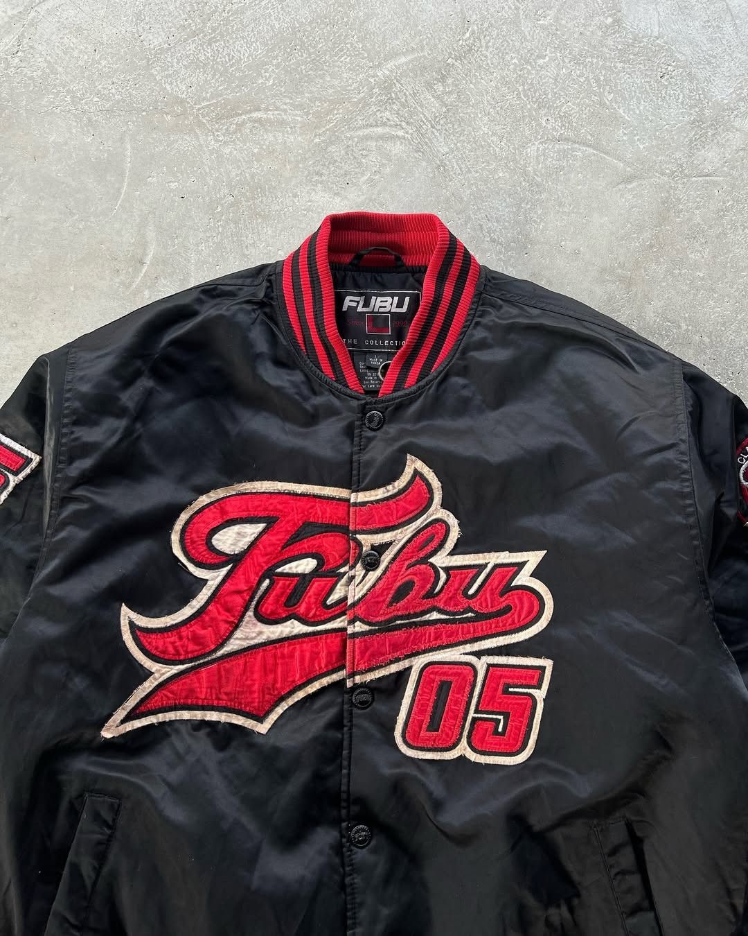 Fubu × Vintage Rare 🔥 90's FUBU 05 Embroidery Heavyweight Jacket Size US L / EU 52-54 / 3 - 3 Thumbnail